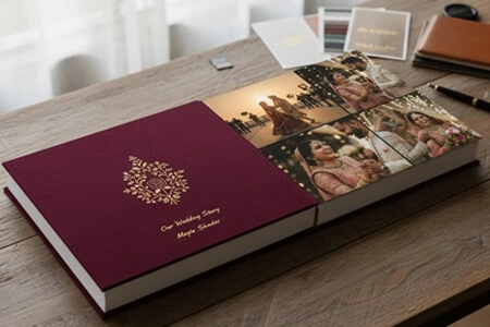 Custom Wedding Album Design and Printing Services